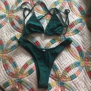 SEXY💚BIKINI: Hunter Green by Kotomi, size Large